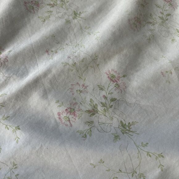 Schweitzer Linens Hemstitch Standard Pillowcase Sham Pink Hem Embroidery Italy - Picture 3 of 16